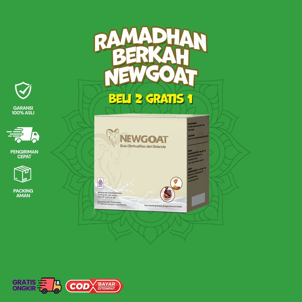 

Newgoat Kurma Madu – Susu Kambing berkualitas dari Belanda