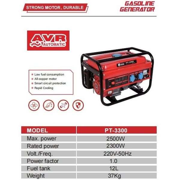 Mesin Genset 4 Tak 3300w Merk Edon PT-3300L