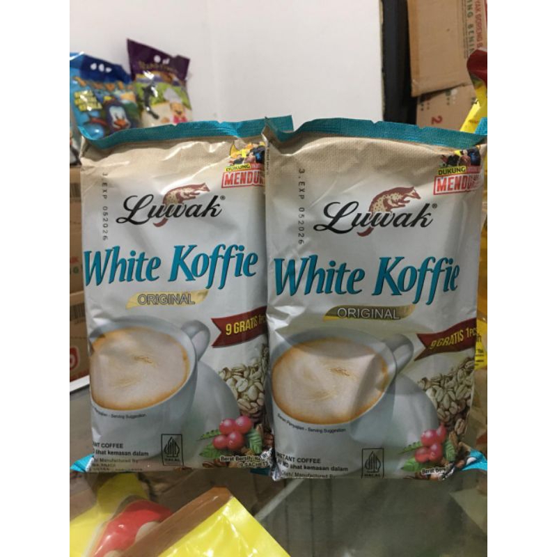 

Luwak White Koffie isi 10 sachet