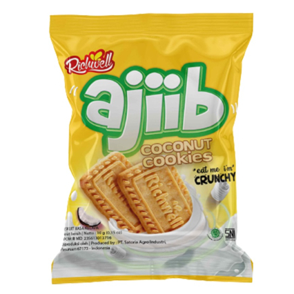 

RICHWELL COOKIES BISKUT 10GR ISI 20PCS/RENTENG