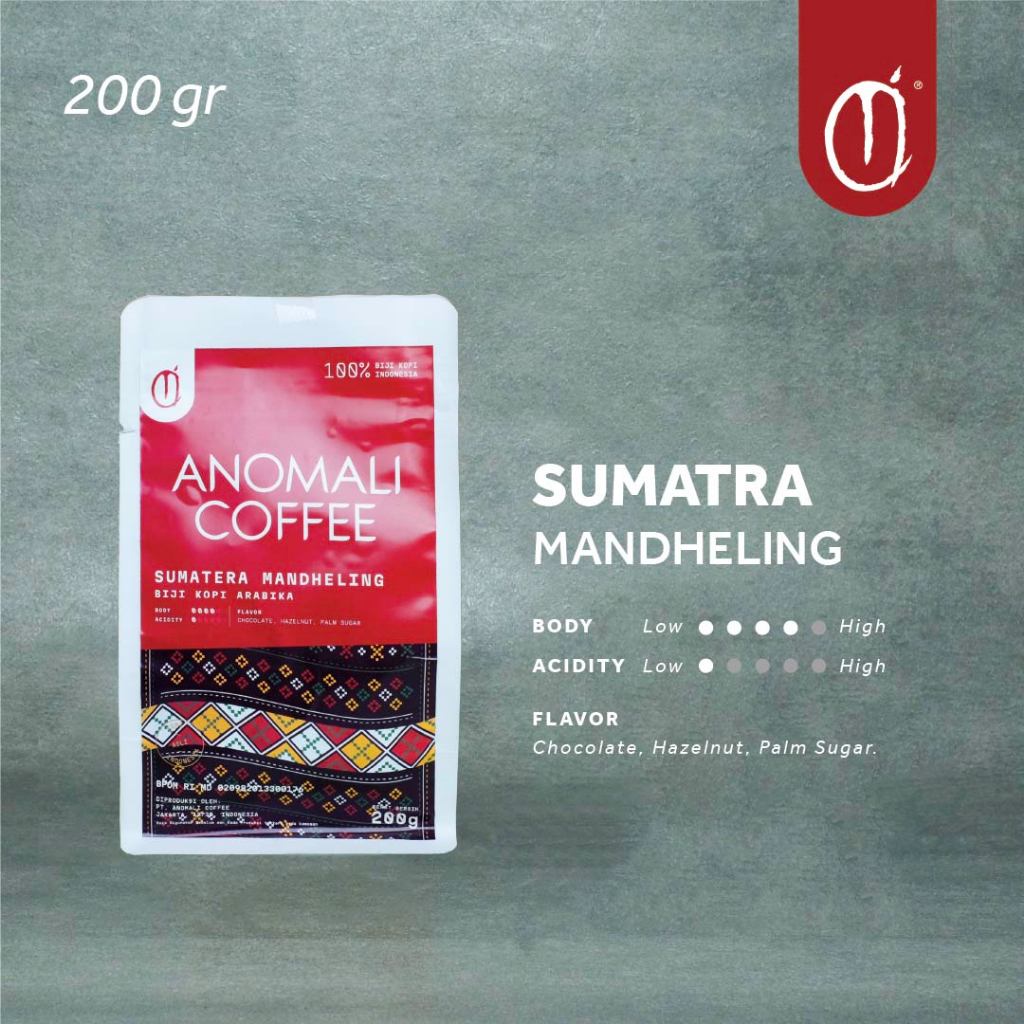 

Anomali Coffee - Kopi Sumatra Mandheling 200gr