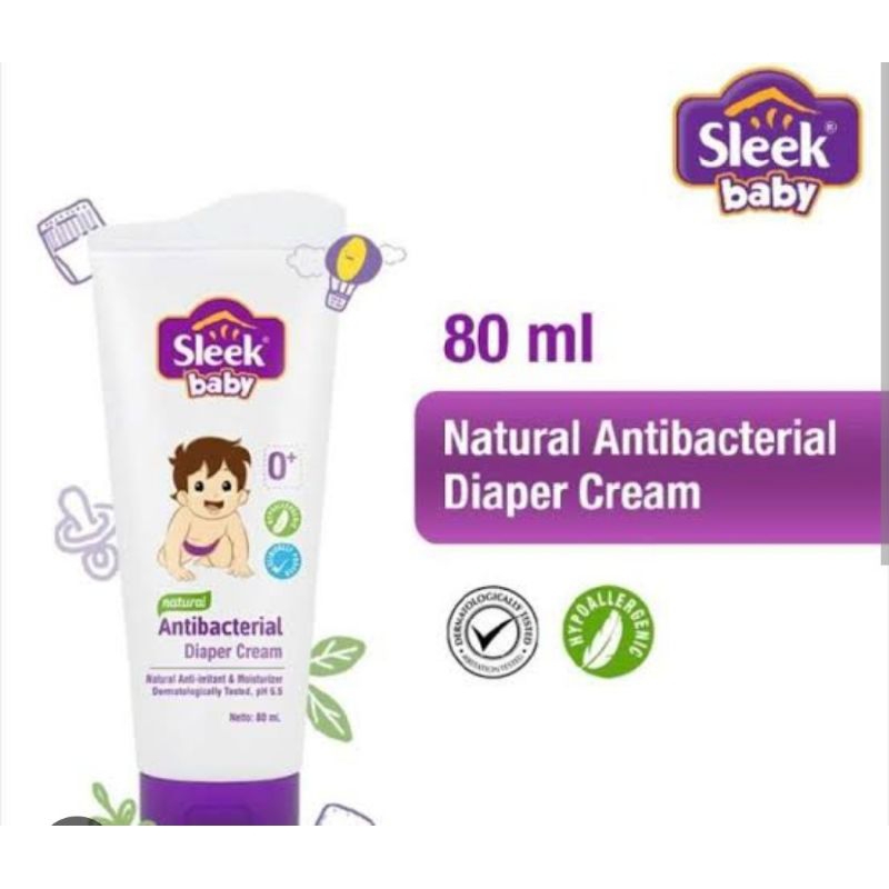 Sleek Baby Diapers Cream Ruam Popok 80ml