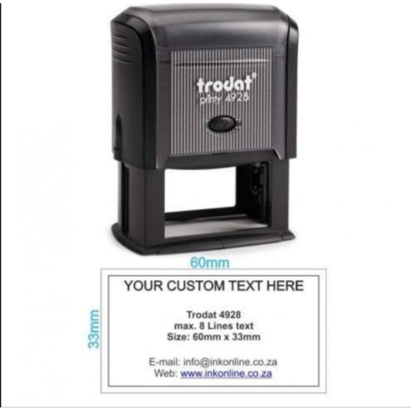 

JUAL STEMPEL TRODAT 4928 UK 60X33 MM