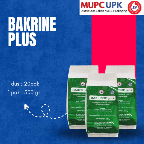 

Bakrine Plus 500g / Bread Improver Pelembut Roti / Bread Emulsifier