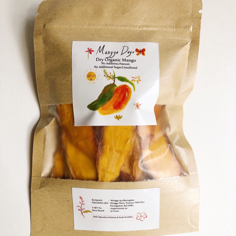 

manisan mangga kering organik - mangga dayu 50 gram