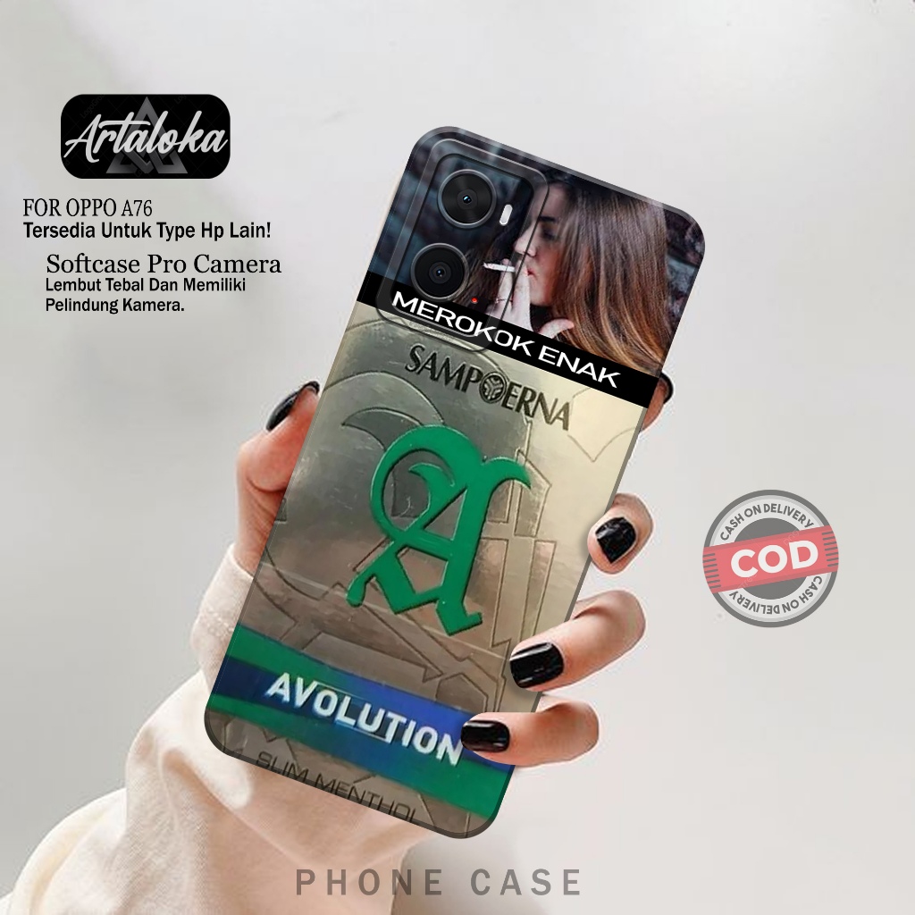 Case Hp Oppo A76 - Fashion Case Rk - Softcase Oppo A76 - Casing Oppo A76 - Kesing Oppo A76 - Silikon