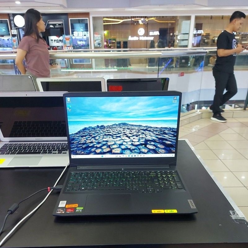 Laptop Lenovo ideapad gaming 3 15ACH6 Ryzen 5 5600H ram 16gb ssd 512gb rtx 3050 485