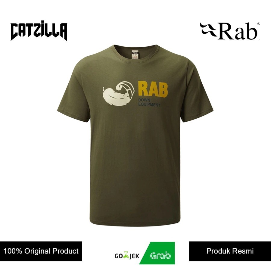 Kaos Rab Stance Vintage T-shirt Warna Army