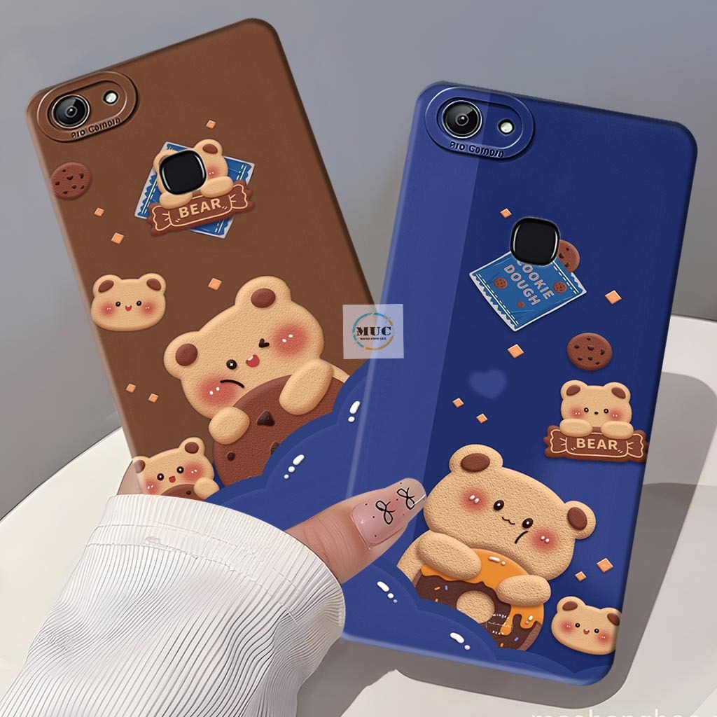 Casing Hp Vivo V7 Plus / V5 Plus / V9 / Vivo Z1 Pro Case Motif Boneka Lucu - Case Aesthetic - Marbel