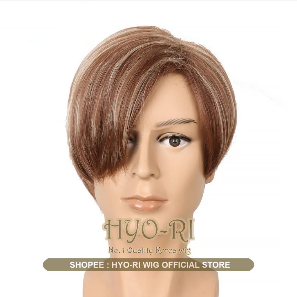 HYO-RI WIG : WIG LEON SCOTT KENNEDY WIG LEON S KENNEDY WIG COSPLAY GAME RESIDENT EVIL 2 RE2 REMAKE R