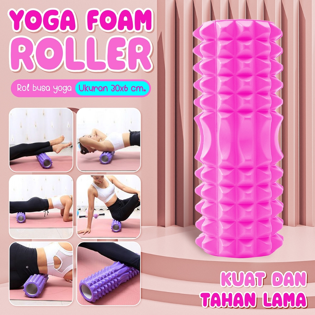 HTD SPORT Foam Roller Yoga Senam Alat Olahraga Gym Fitness Pria Wanita 6001S