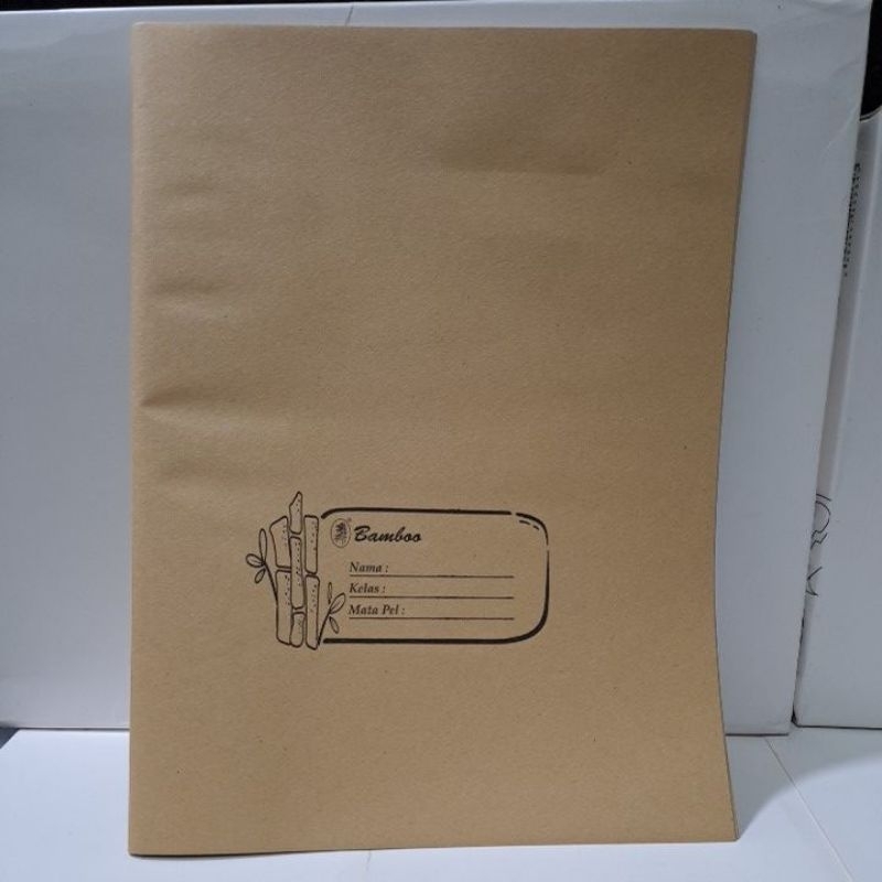 

Sampul Coklat Kwarto Nama Bamboo / Sampul Buku tulis Kwarto Nama / Sampul Kwarto Nama