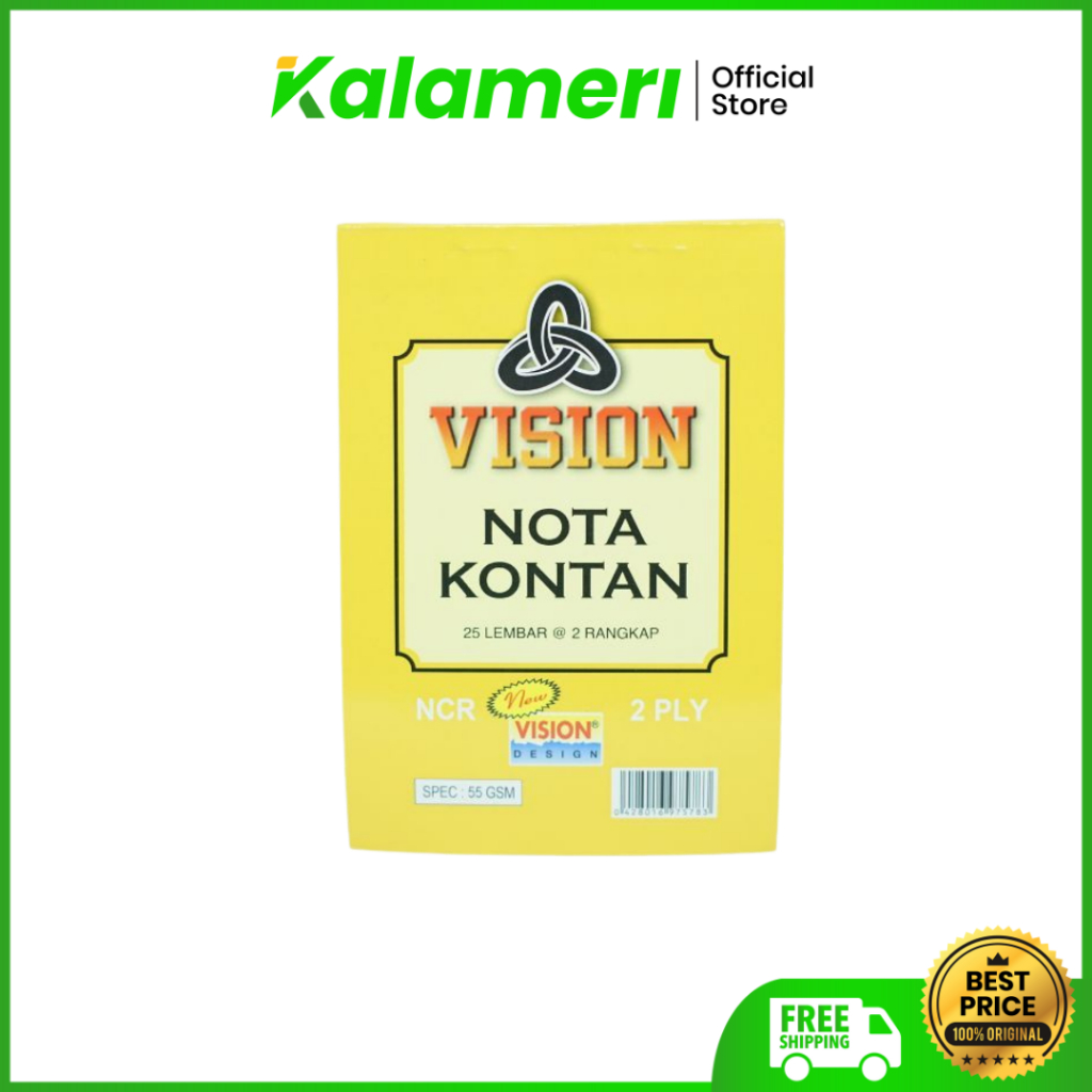 

KALAMERI - VISION Nota Kontan 2 ply