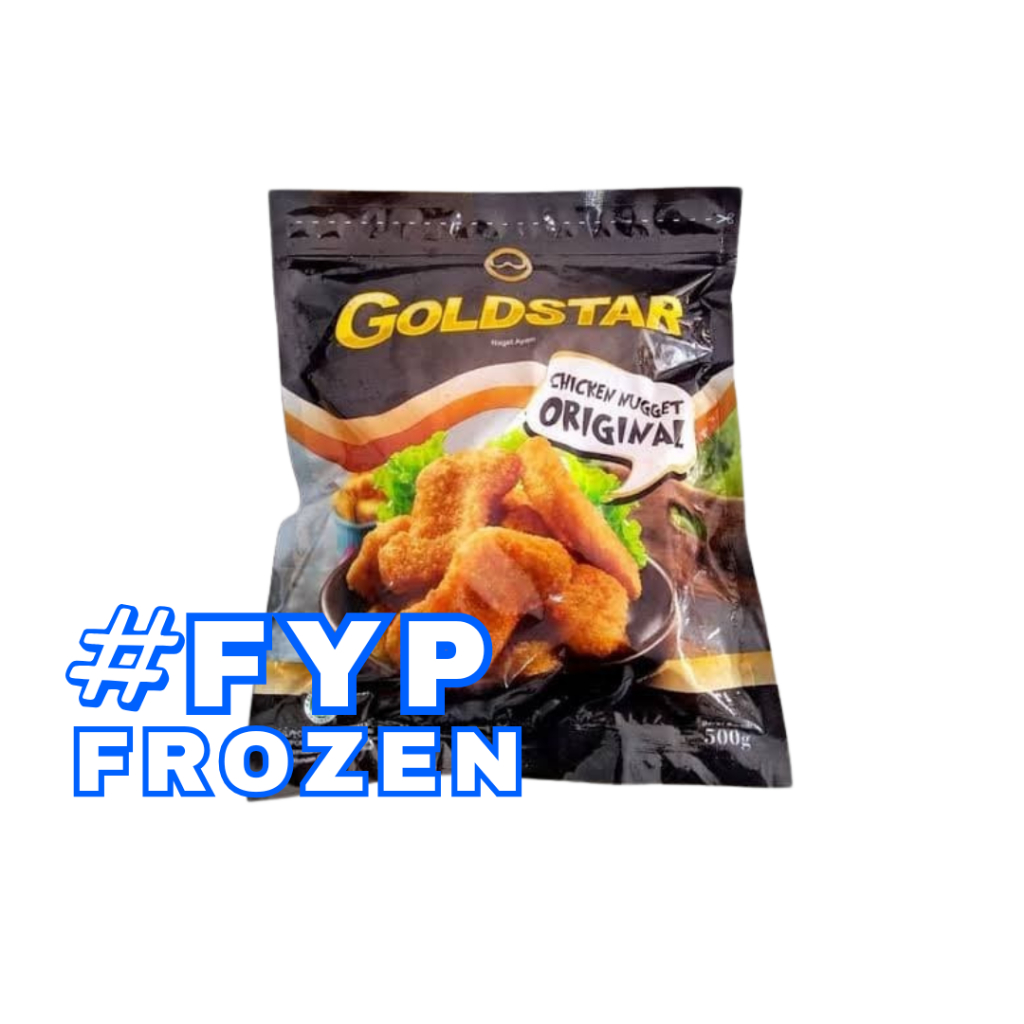 

GOLDSTAR CHICKEN NUGGET ORIGINAL 500GR / NAGET AYAM