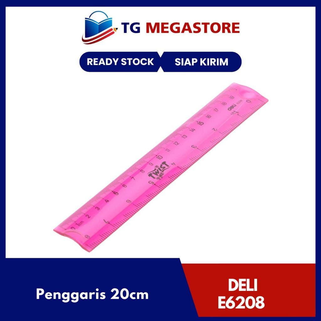 

Penggaris Deli E6208 20cm