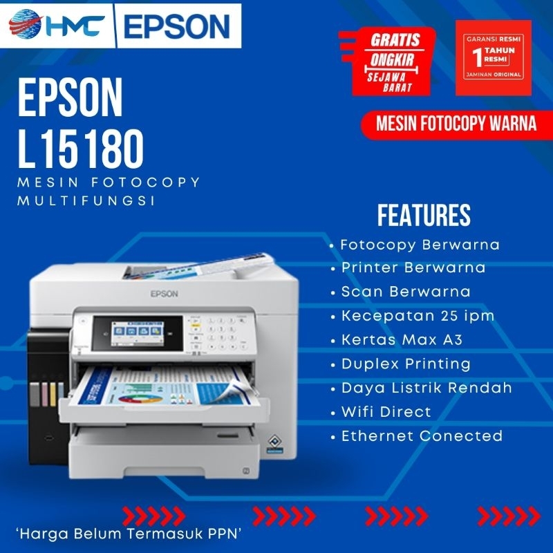 Mesin Fotocopy Multifungsi Epson L15180