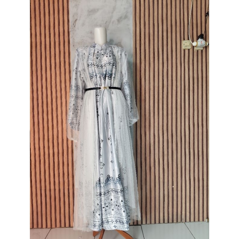 gamis silkpermium outer lepas pasang