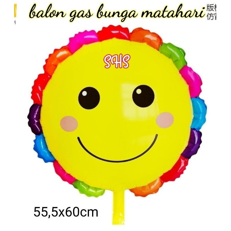 BALON GAS FOIL MATAHARI 1 PAK (50 PIECES)