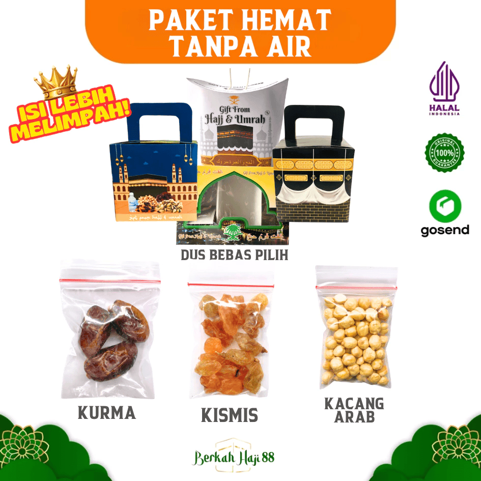 

Oleh oleh Haji dan Umroh / Oleh oleh Haji dan Umroh Ekonomis Tanpa Air Zamzam