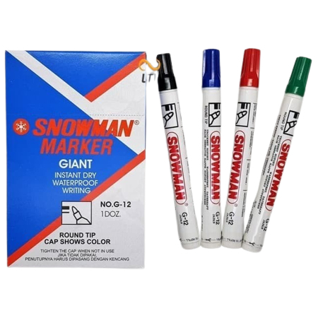 

Spidol Snowman Permanen Original
