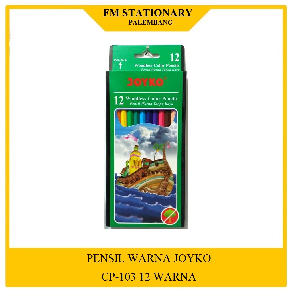 

PENSIL WARNA CP-103 ( 12 WARNA PANJANG )