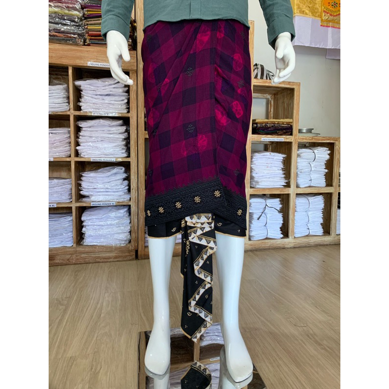 saput endek  jumputan