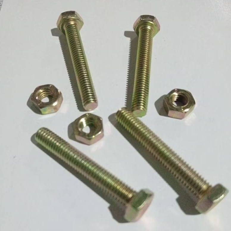 Baut Mur atau Mur baut Hex BMK M6X40mm (4cm) Kunci 10