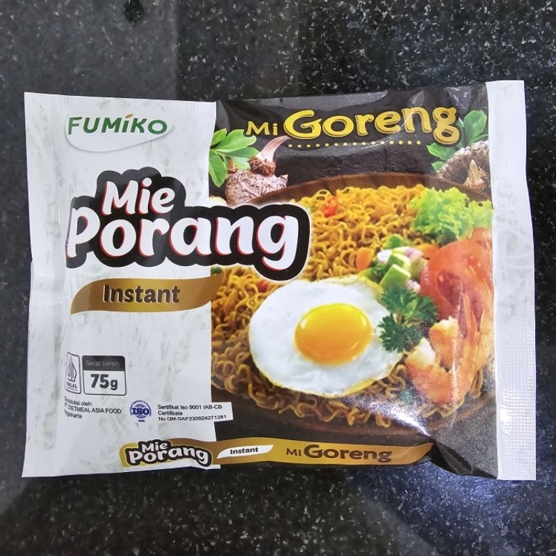 

Mie Porang Fumiko NON MSG rasa Goreng (hitam)