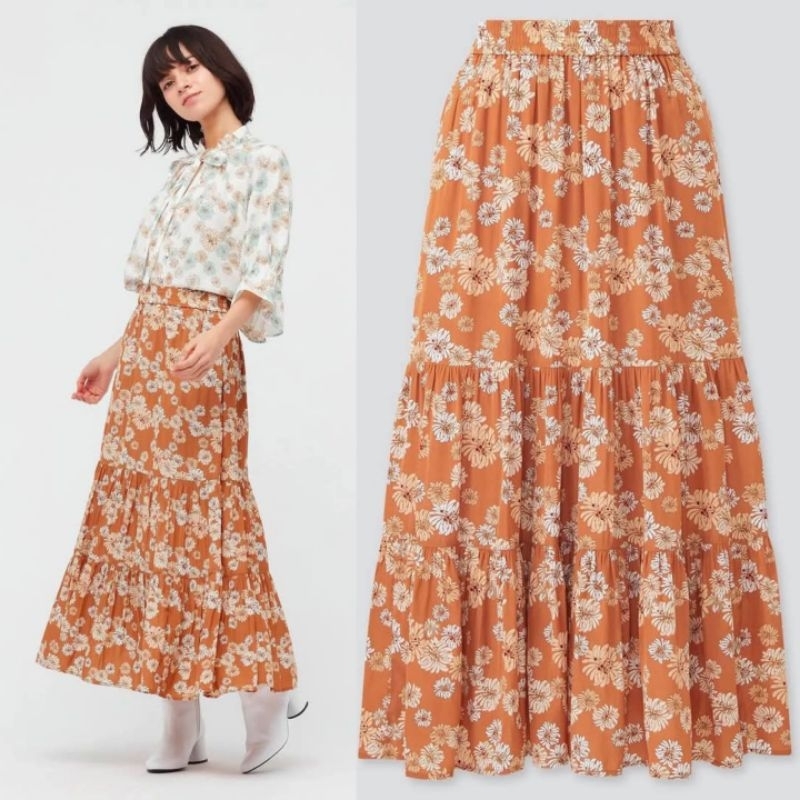 UNIQLO X PAUL & JOE rok skirt print