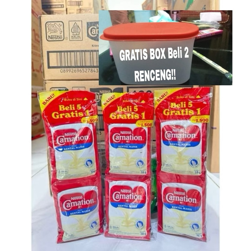 

PROMO HEMAT!!! CARNATION KENTAL MANIS ISI 5 Free 1