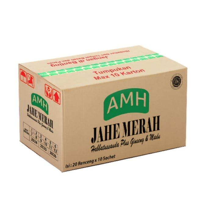 

Jahe merah amanah AMH 1 dus isi 20 renceng ( DOS )