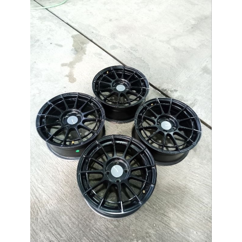 velg enkai spider hitam Ring 15×7in et35 pcd 4×100 kondisi bekas