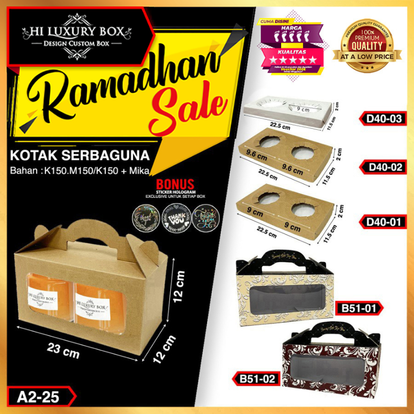 

Kotak Kue|Cake Box|Kotak Kue Mika|Dus Kue|Packaging|23x12x12|A2-25