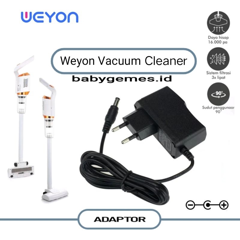 Adaptor WEYON Vacuum Cleaner 2-in-1 Vacum Cleaner Penyedot Debu Portable Vacum Mini Home