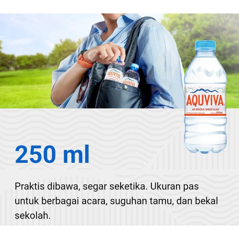 

air mineral AQUVIVA 250ml 700ml BERHADIAH - SURABAYA
