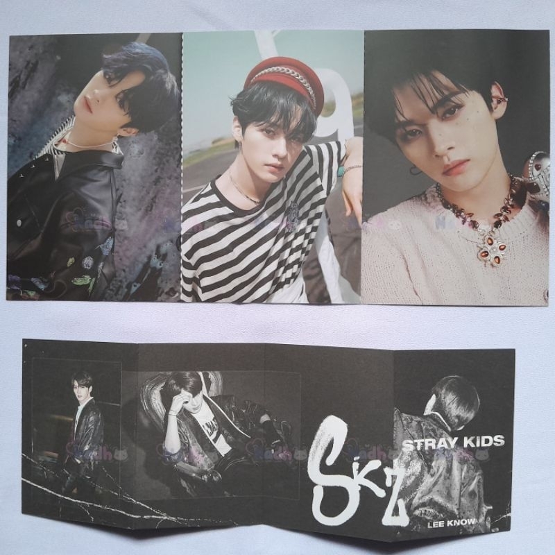 SET folded mini poster Lee Know Stray Kids Maxident IN-Life