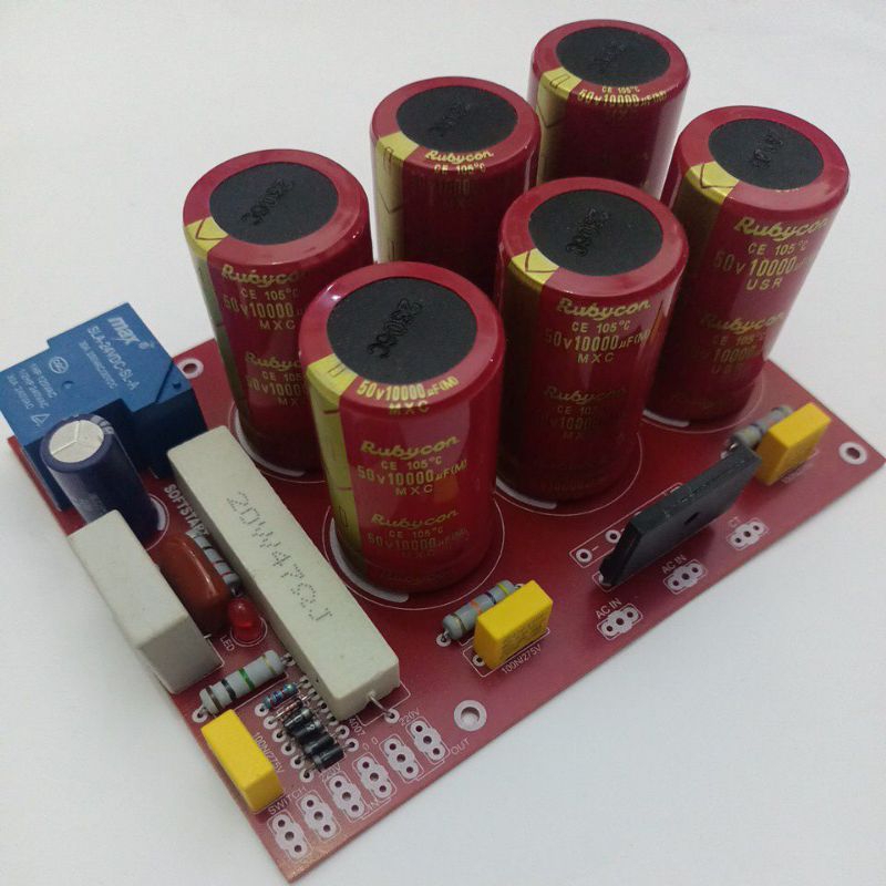kit PSU 6 elco + 6 elco rubycon 50v/10000uF