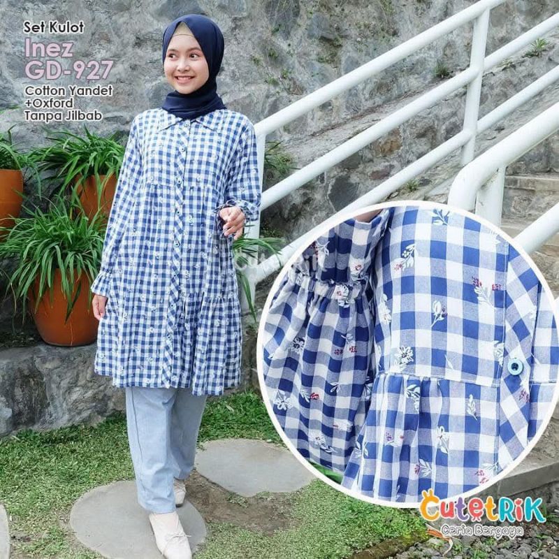 (8-9 th) PROMO CUTETRIK SETELAN ANAK PEREMPUAN ARRA - SET LONG TUNIK TUNIQ ANAK TANGGUNG Katun adem 