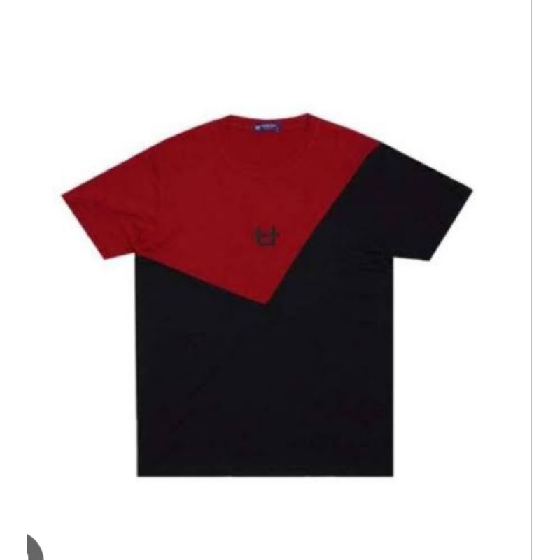 Kaos Polo pendek Merah Hitam