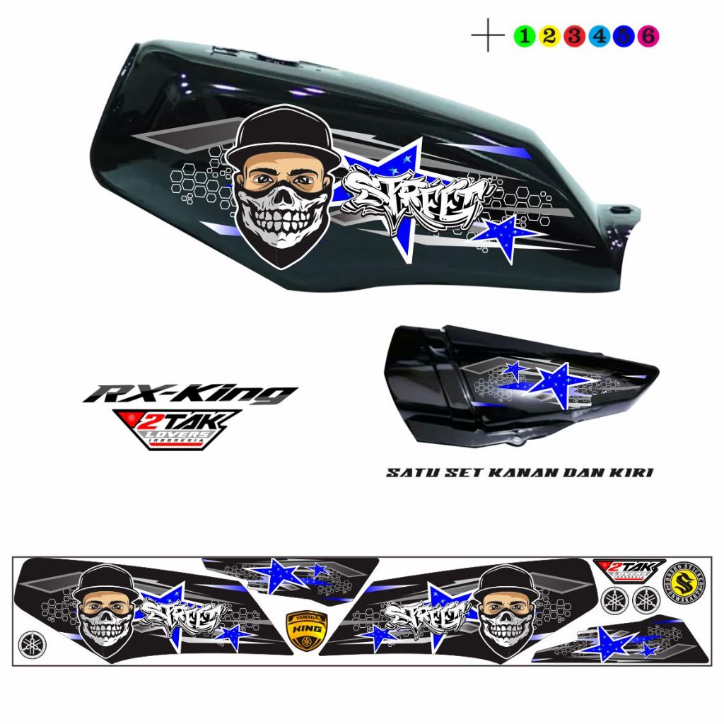 STIKER MOTOR RX KING / STIKER VARIASI RX-KING