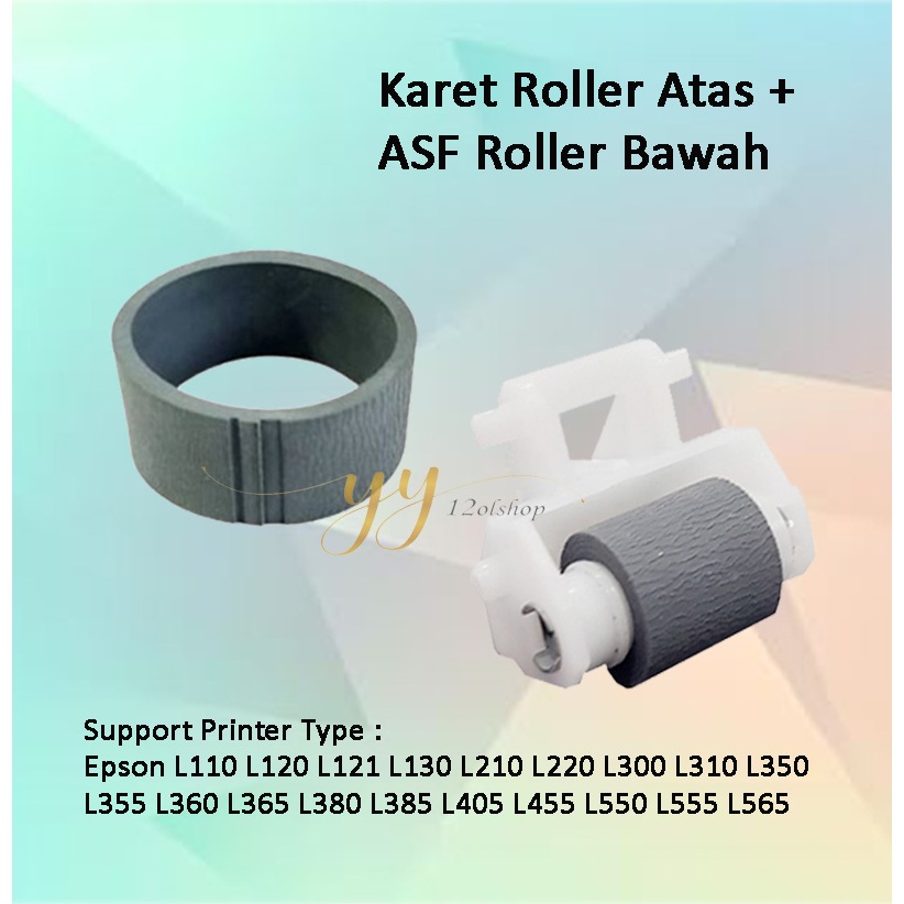 KARET ROLLER ATAS BAWAH EPSON L120 L210 L360 L405 L565