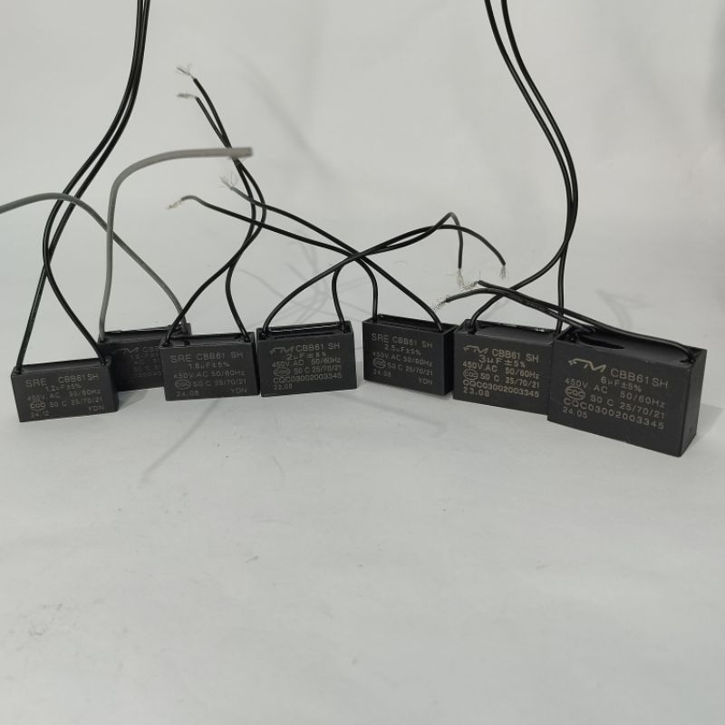 Kapasitor Kipas Angin - CAPASITOR 1.2UF 1.5UF 1.8UF 2.0UF 2.5UF 3UF 4UF 6UF BM