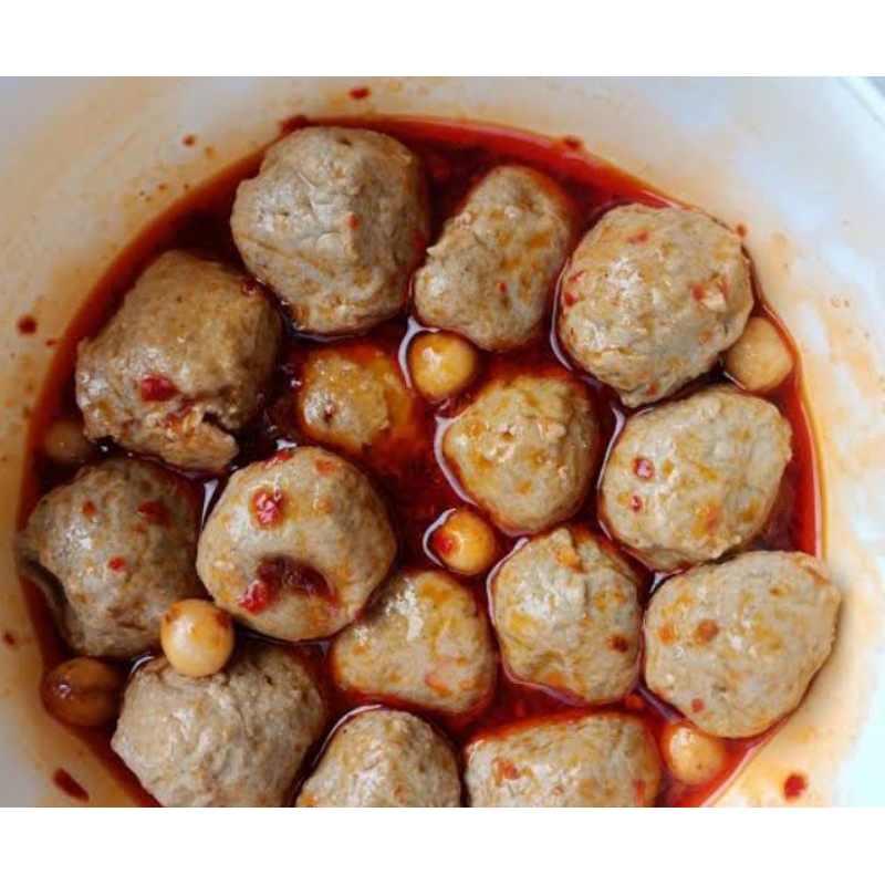 

12 baso ikan kecil sinar bahari + bumbu