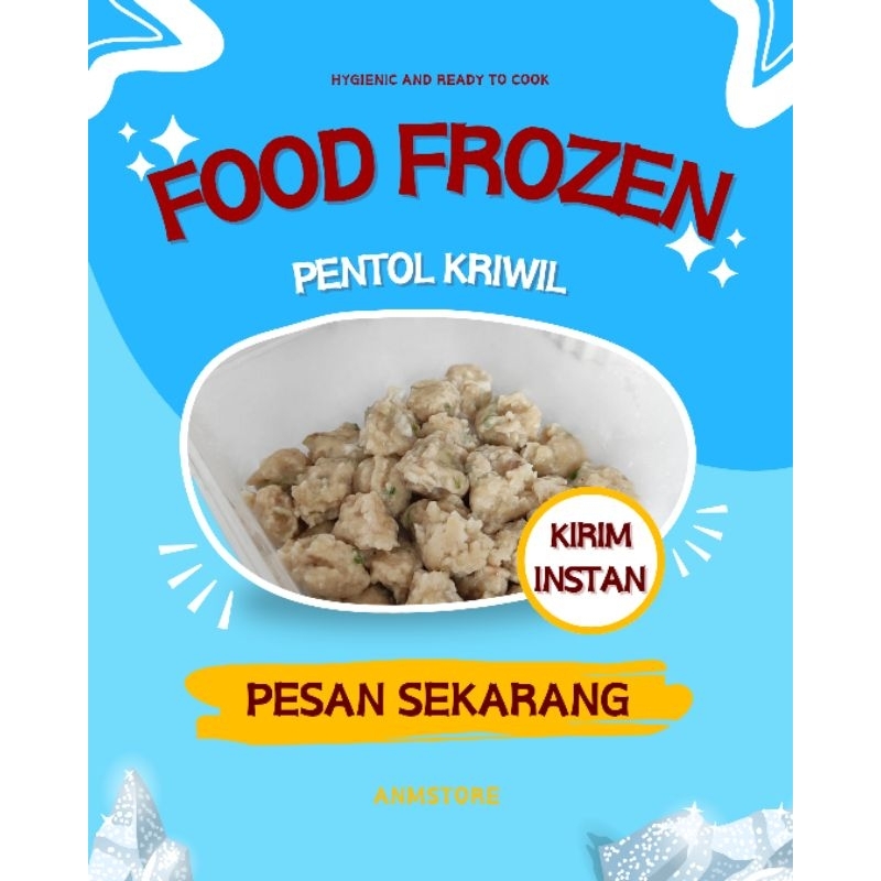 

Cilok Kriwil | Pentol Kriwil | Pentol Frozen Halal pentol kecil hemat murah