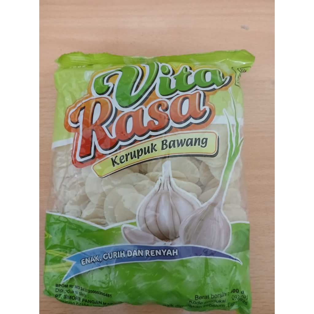 

vitarasa kerupung sari bawang 200g Snack Bawang Food Goreng Kering Cemilan