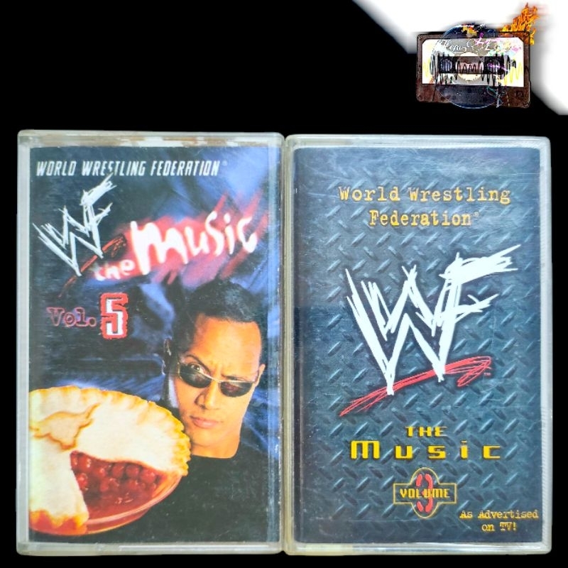 Dijual Paket Kaset Pita : WORLD WRESTLING FEDERATION (WWF/WWE SMACKDOWN) COMPILATION MUSIC