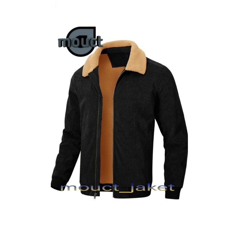 MOUCT Jaket Corduroy | Jaket Corduroy Pria Wanita | Jaket Corduroy Daleman Bulu