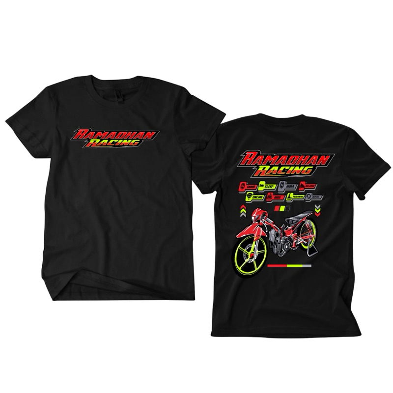 KAOS DISTRO PRIA RAMADHAN RACING TERBARU // KAOS PRIA KEKINIAN // KAOS RAMADHAN RACE