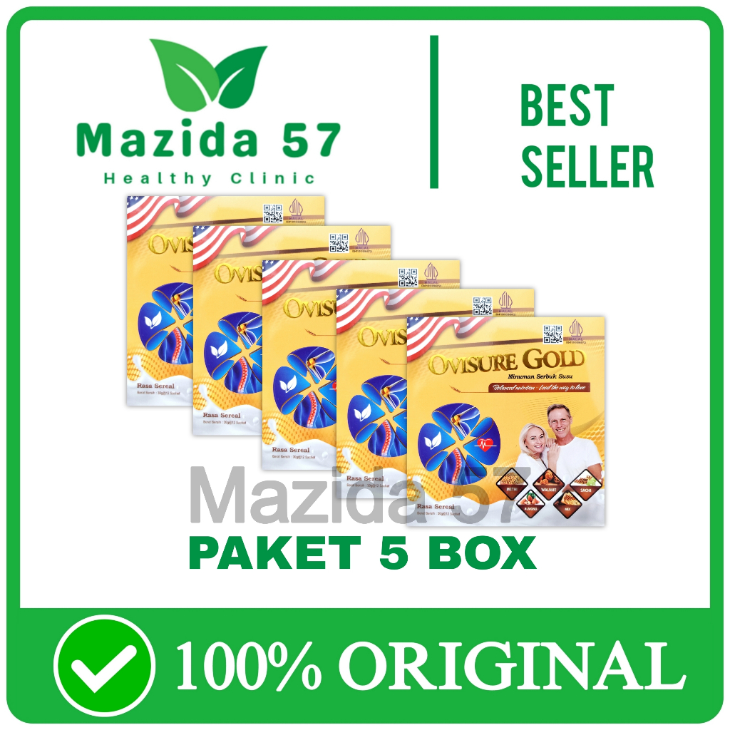 

5 Box Susu Ovisure Gold Untuk Tulang Sendi & Saraf Original Asli