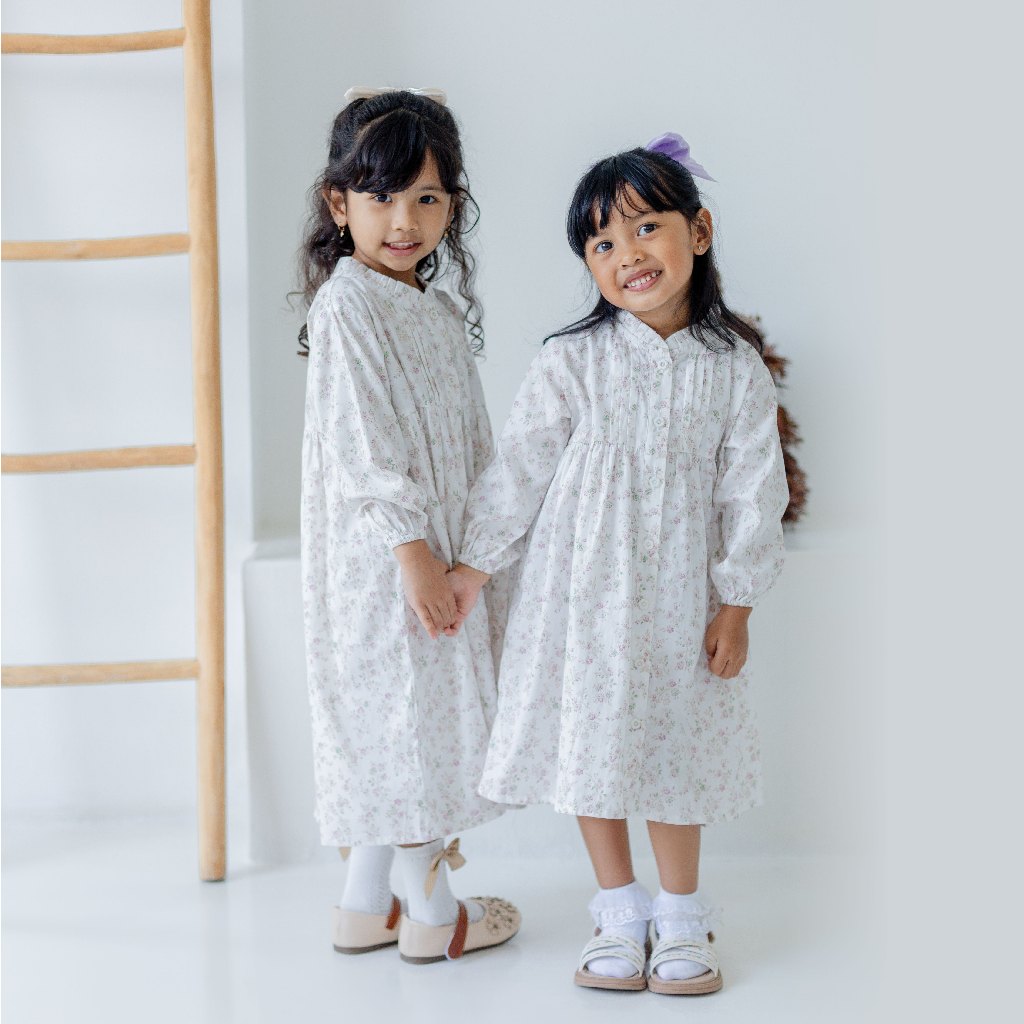 LITTLE KIMMY - Rayya Tunik (3-8 tahun) | Tunik Anak Perempuan | Baju Lebaran Anak Perempuan